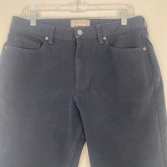 Everlane Pants Men Size 32X32 Navy Performance 5 Pocket Stretch Slim Fit Comfort - Picture 6 of 13